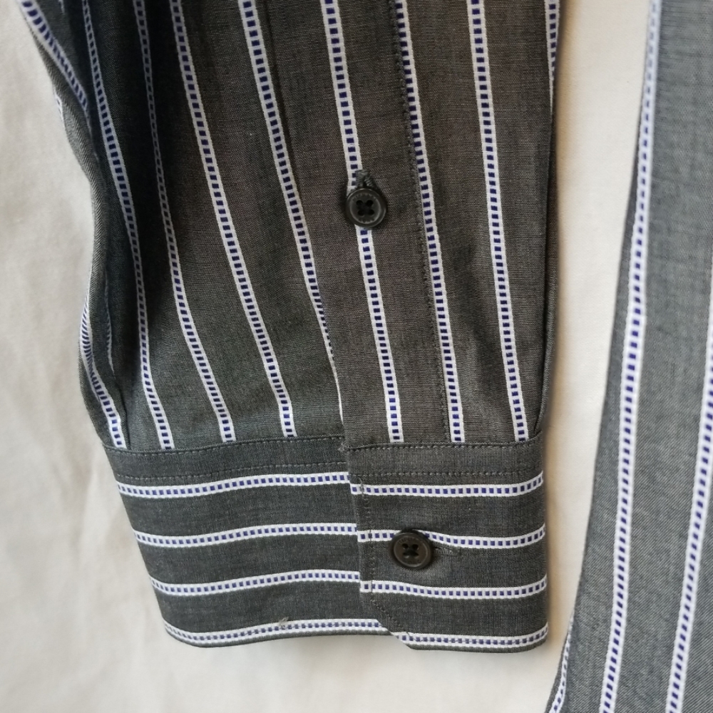 Michael Kors long sleeve button down shirt M - Picture 4 of 6